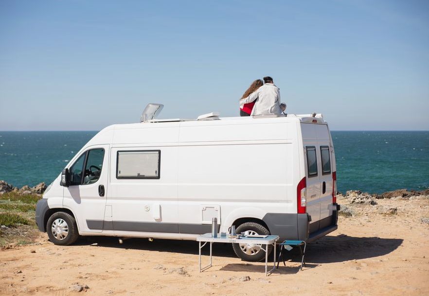 Example rv roof leak repair and resealing photo