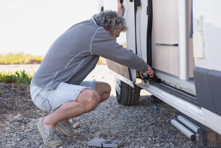 Example of rv slide out mechanism repair work